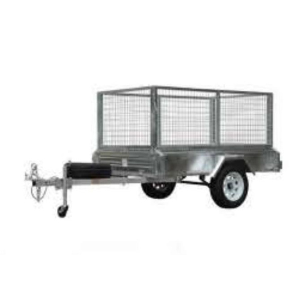 Single Axle Custom Car Trailer 2 wheel trailer strong box utility car trailers prices