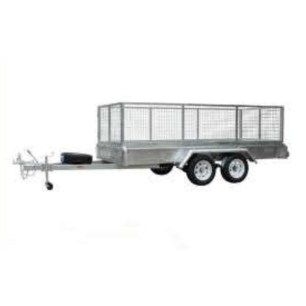 900mm Cage HDG 8x5 Single Axle Caged Trailer with Mesh Utility Box Trailer ATM 750KG Box Trailer