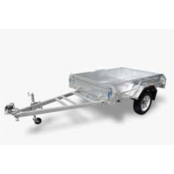 New 10x5 Tandem Axle Box Utility Trailer 900mm Cage Fully Welded Galvanised trailer For Sale