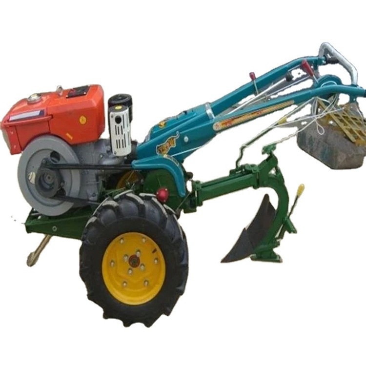 Tiller small hand-supported rotary tiller for furrow ridging tractor 12 horsepower greenhouse tillage machinery