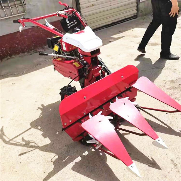 Hand-pushed gasoline cutter alfalfa grass diesel harvester straw crop cutting machine