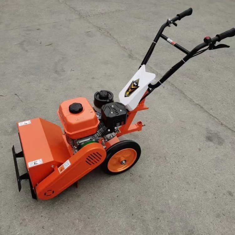 Small hand rotary cultivator four-drive micro cultivator mountain plow machine