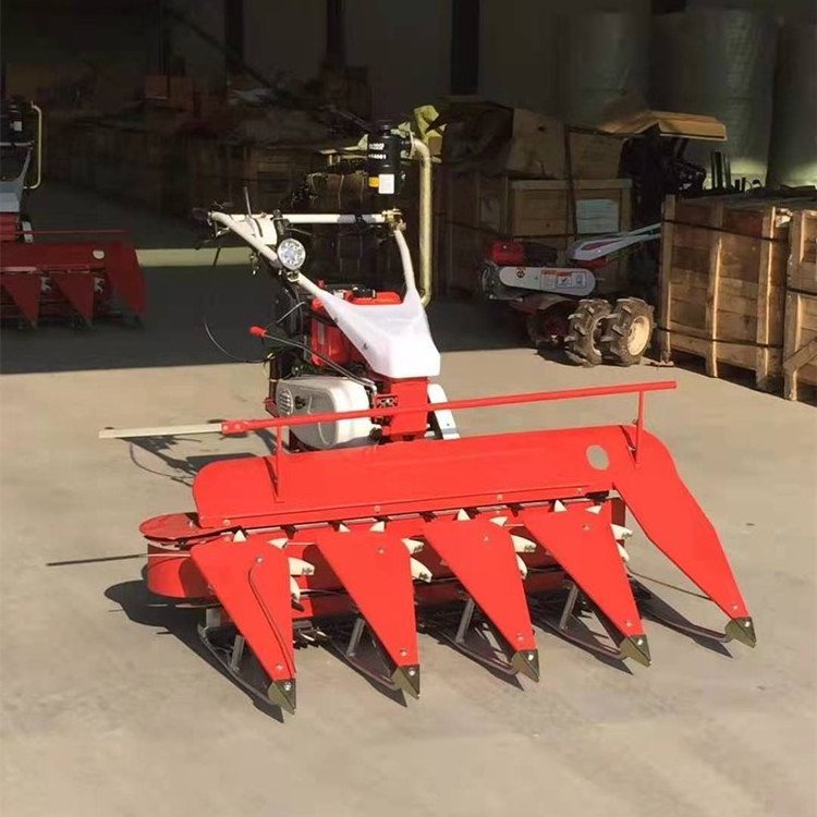 Hand-pushed gasoline cutter alfalfa grass diesel harvester straw crop cutting machine