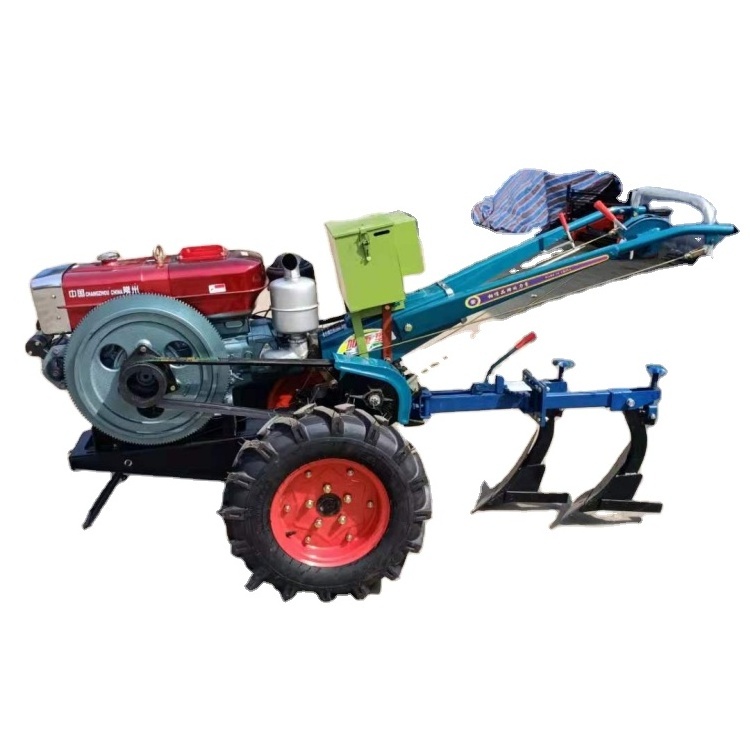 Tiller small hand-supported rotary tiller for furrow ridging tractor 12 horsepower greenhouse tillage machinery