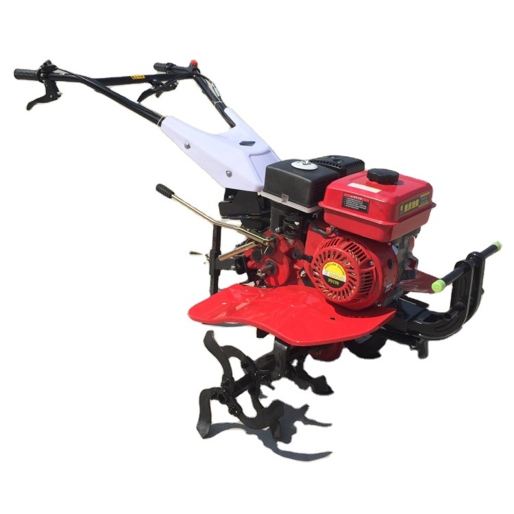 Small hand rotary cultivator four-drive micro cultivator mountain plow machine