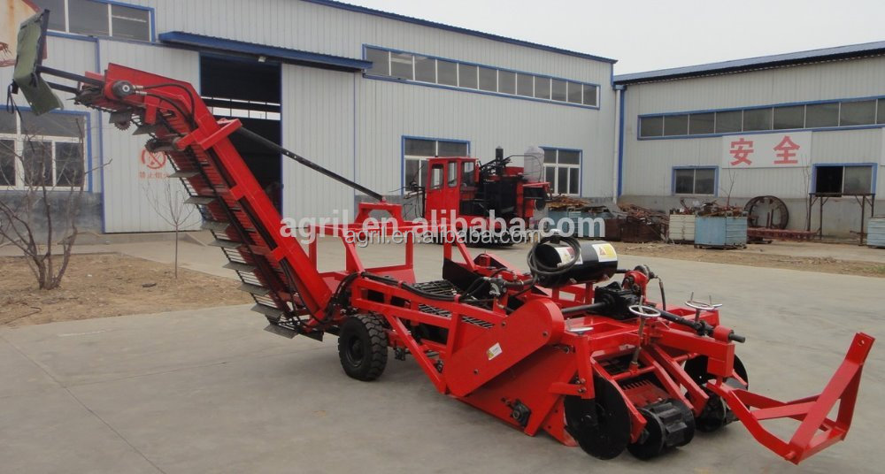 new design top quality hydraulic tractor PTO use automatic two rows Potato combine harvester digger with CE certification