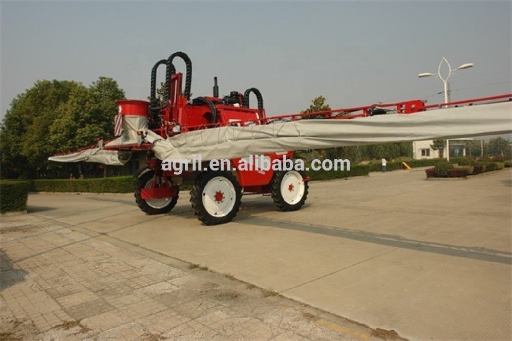 3 meters high clearance lift able GPS self propelled automatic boom sprayer with tank 1000L 2000L and air conditioner cabin