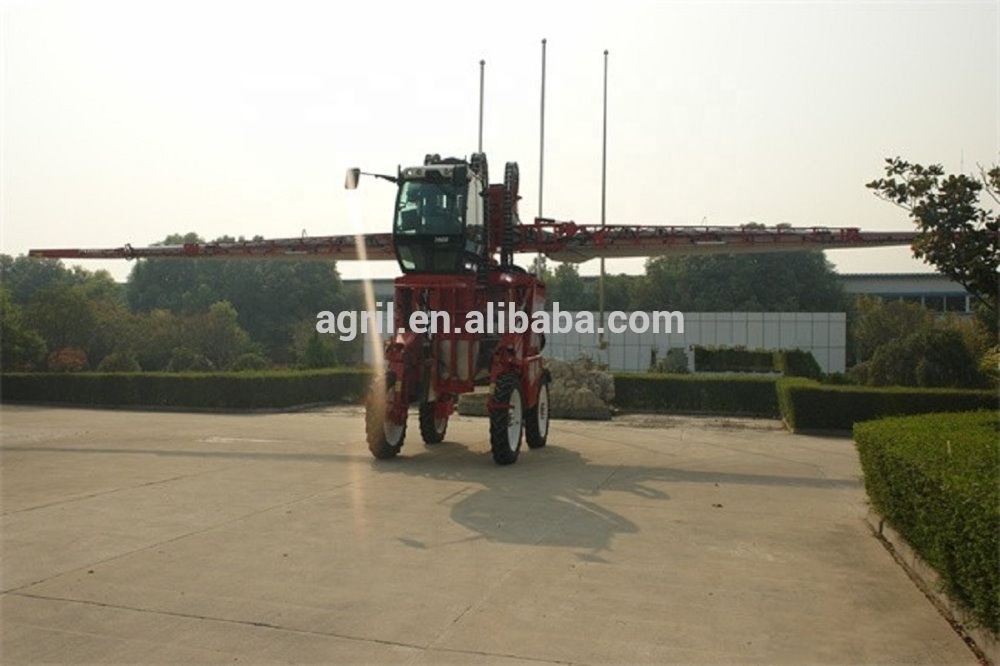 3 meters high clearance lift able GPS self propelled automatic boom sprayer with tank 1000L 2000L and air conditioner cabin