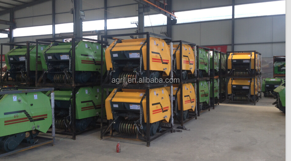 new style high working efficiency tractor PTO use hay round baler straw baler machine grass round baler