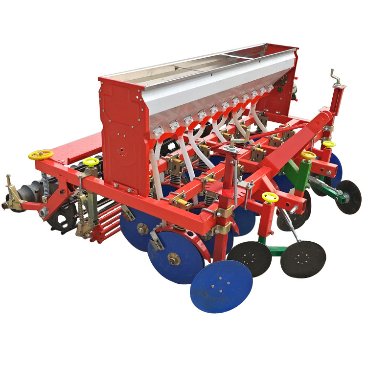 Farm implements ground wheel driven tractor mounted sorghum seeding machine