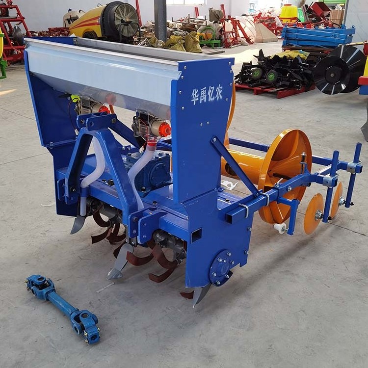 Agriculture equipment multi functional tillage ridging plastic mulch laying machine