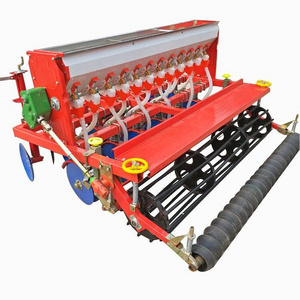 Farm implements ground wheel driven tractor mounted sorghum seeding machine