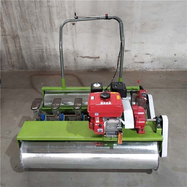 farm small seeds planter hand push rice paddy grass Planting machine