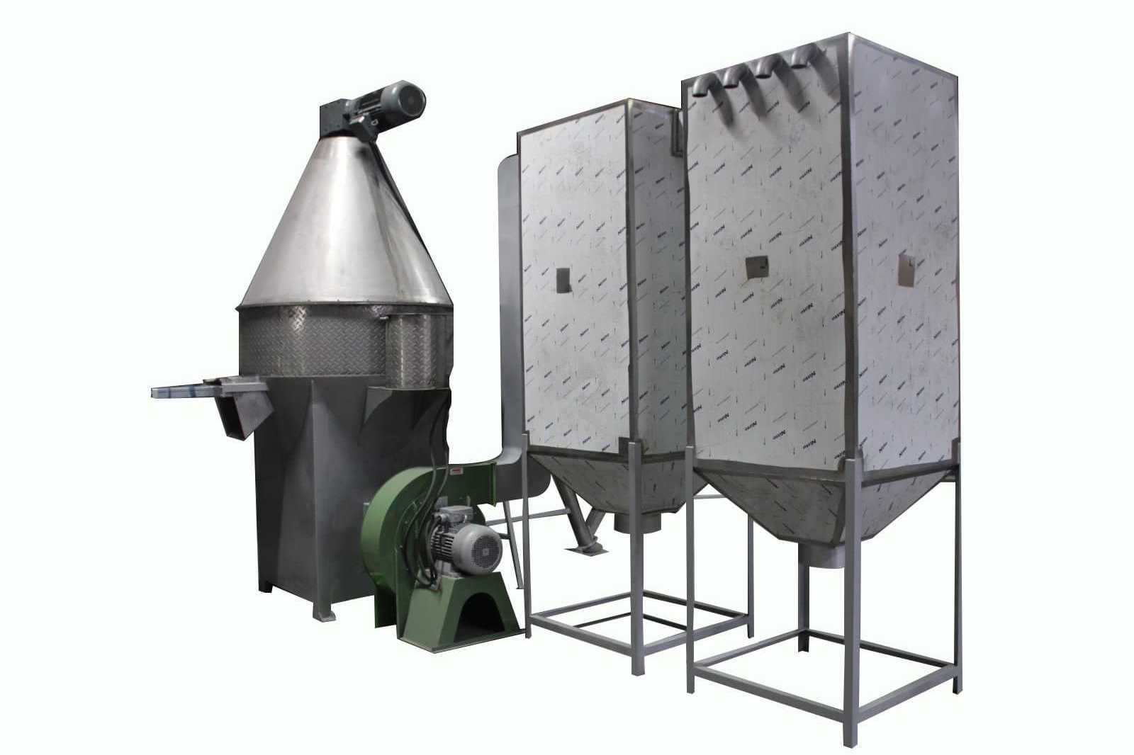 Dry sesame peeling machine waterless sesame hulling machine sesame process line for tahina production