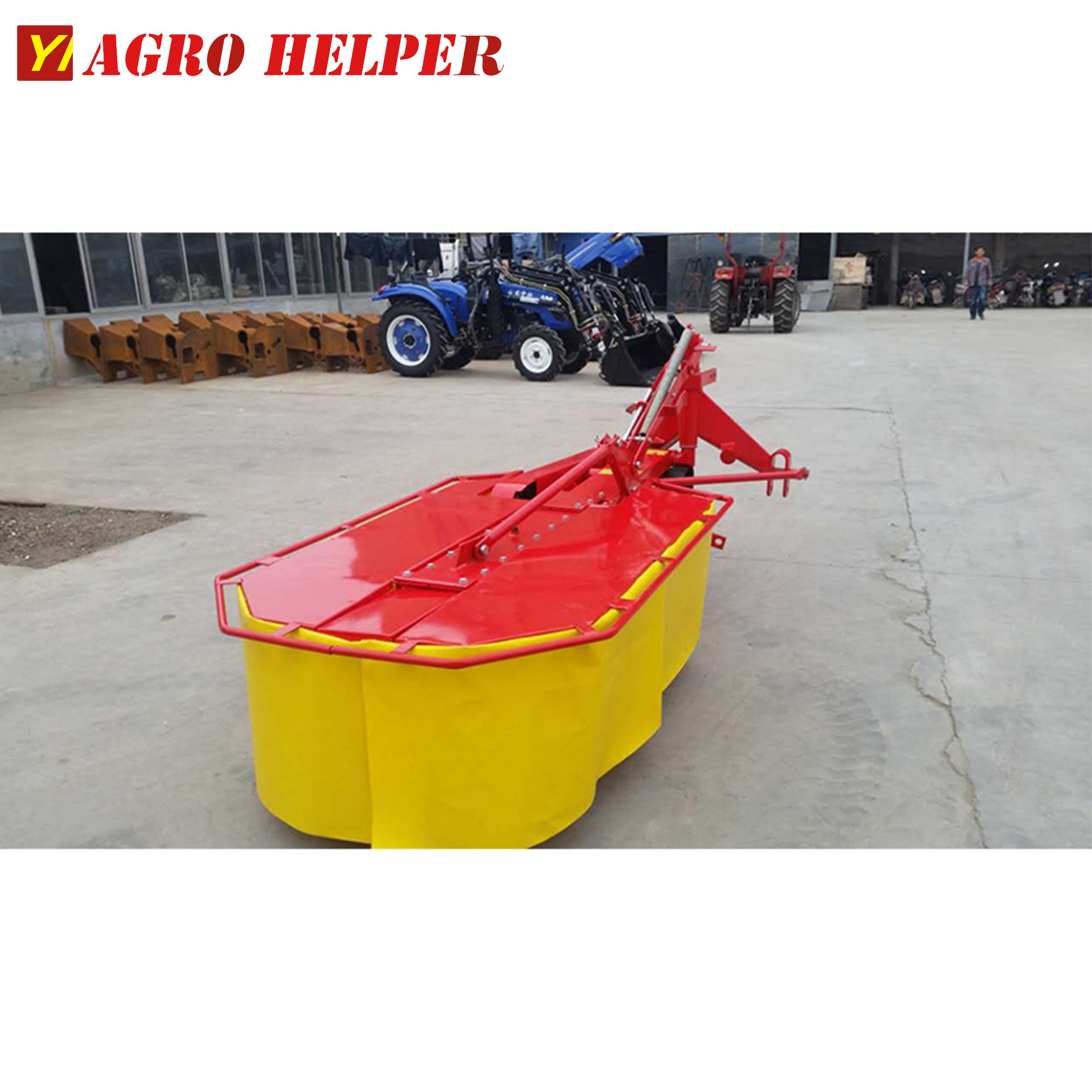 High Quality Agricultural Machinery 3 Point Farm Use 1.65m Double Disc Hay Drum Mower