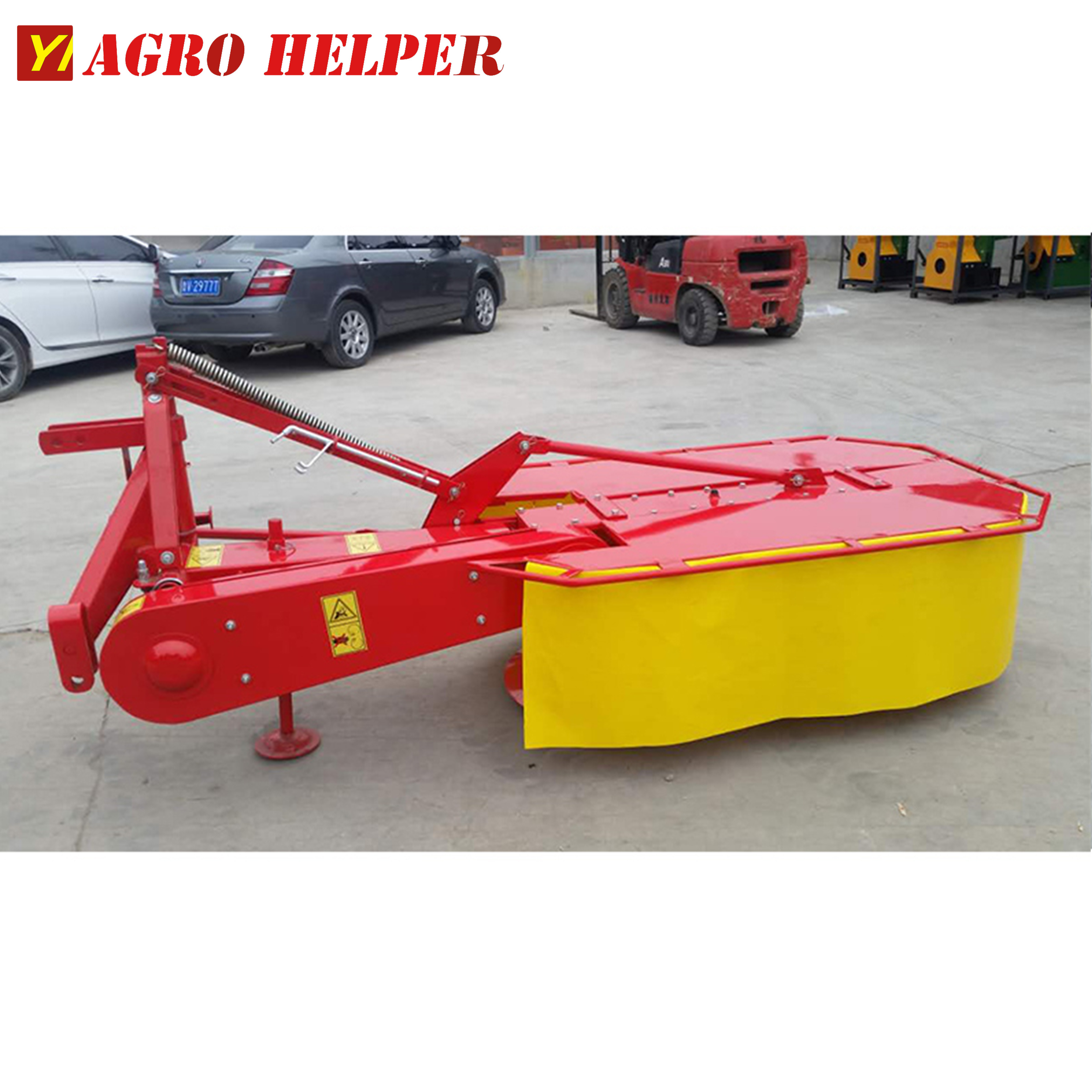 High Quality Agricultural Machinery 3 Point Farm Use 1.65m Double Disc Hay Drum Mower