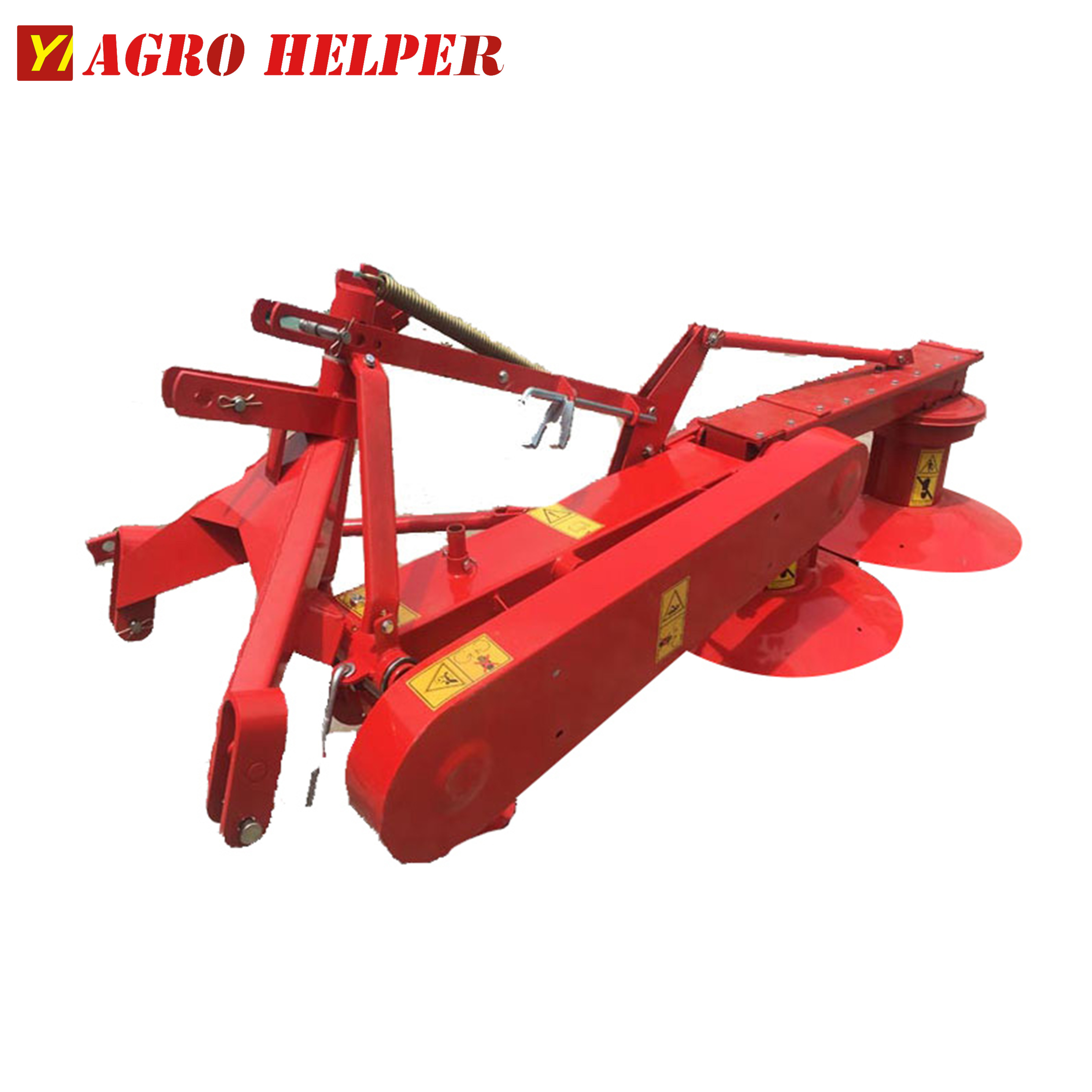 High Quality Agricultural Machinery 3 Point Farm Use 1.65m Double Disc Hay Drum Mower