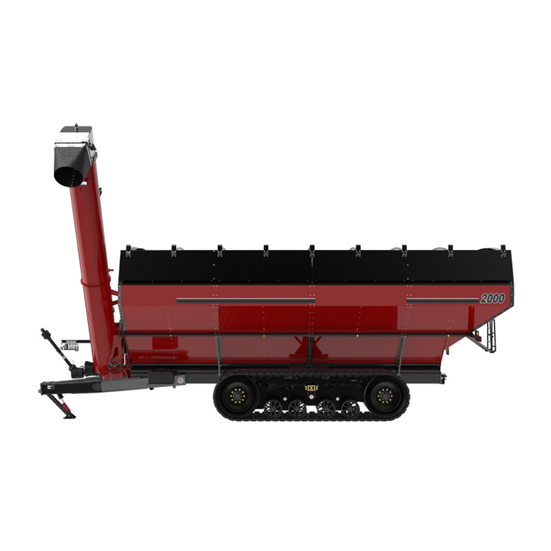 Dual Axis Dump ATV Farm Tractor Mini Tiller Forklift Cargo Grain Trailer Crawler Grain Carrier  Spreader  Track Chaser  Bin