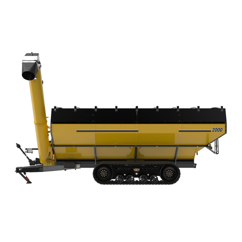 Dual Axis Dump ATV Farm Tractor Mini Tiller Forklift Cargo Grain Trailer Crawler Grain Carrier  Spreader  Track Chaser  Bin