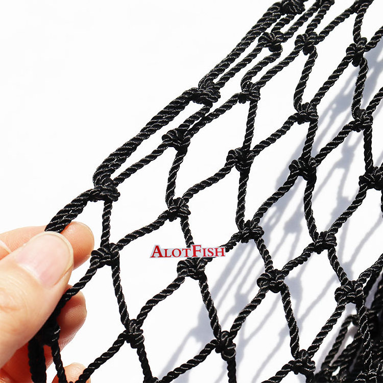 Chinese fishing nets factory Nylon 210d/72ply multi filament fish net large trawl netting