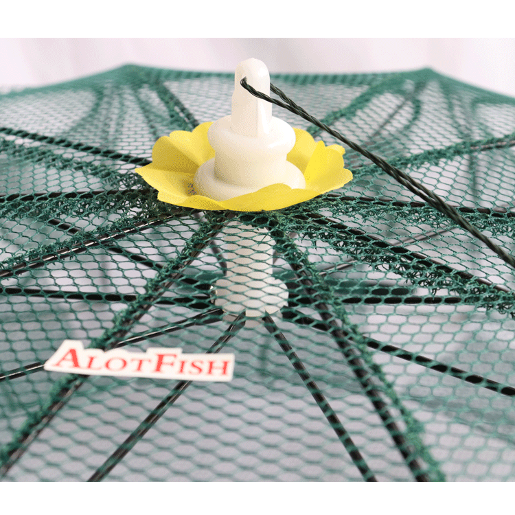 6/8/10/12/16/20 Entry Nylon fishing trap Green Umbrella Trap fishing trap net