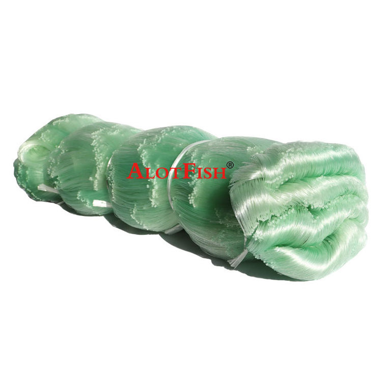 China Factory 0.20mm 40mmsq White Nylon Mono multi Fishing net monofilament Fishing net