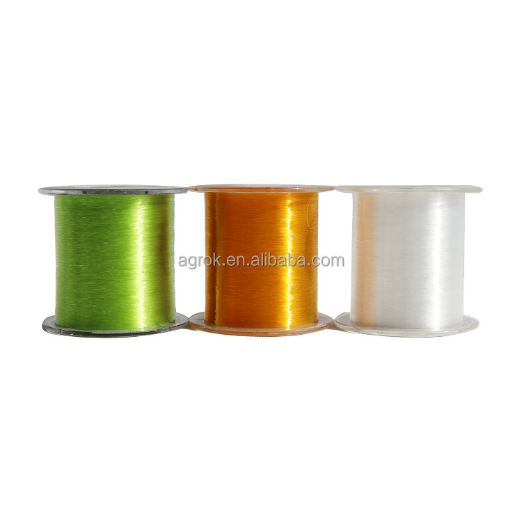 Hot sale orange white green  nylon fishing line 300m 500m Monofilament reel  Fishing  Line Ocean Beach Fishing