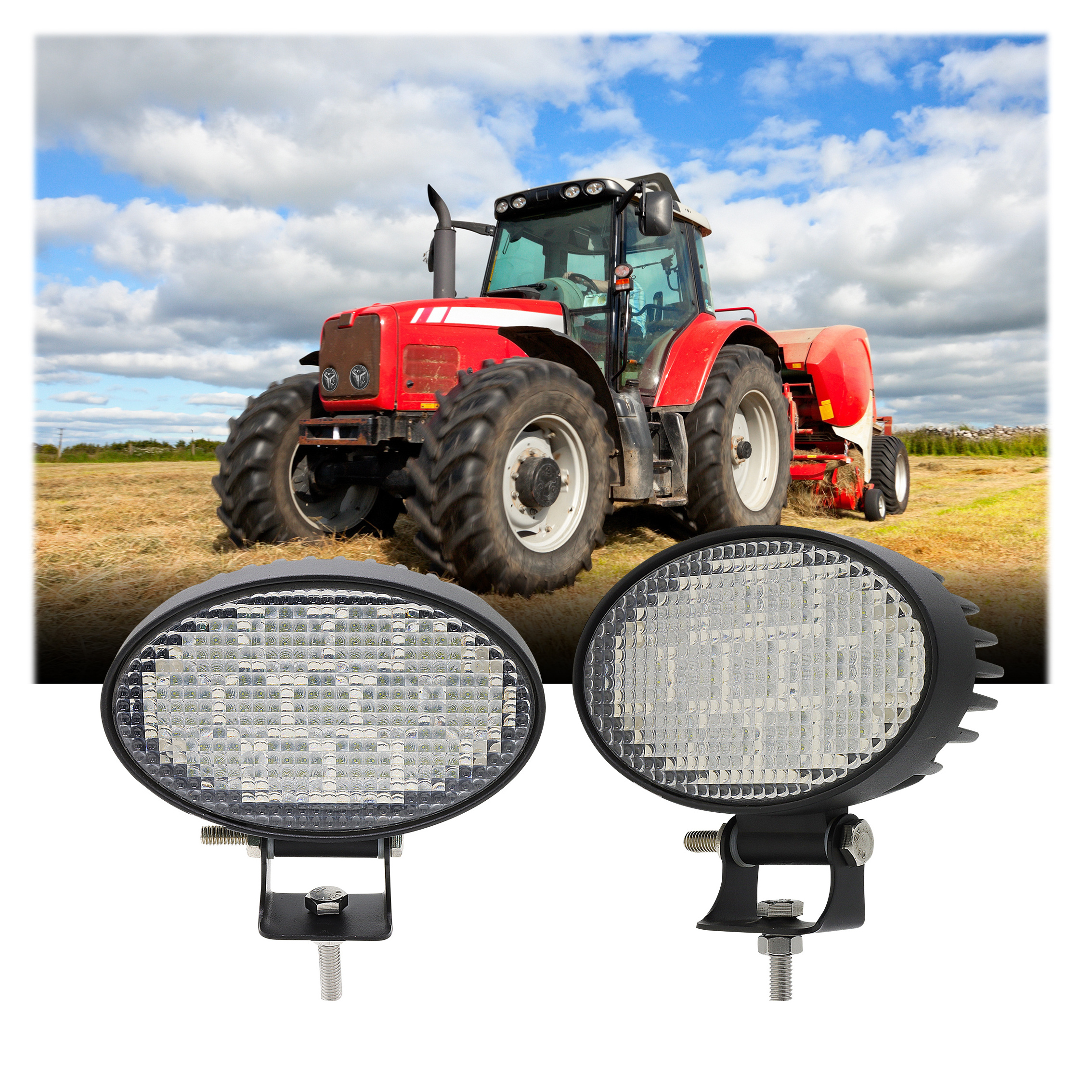 RoHS Approved 39W Agriculture LED Work Lights Flood Spot Beam 5.6