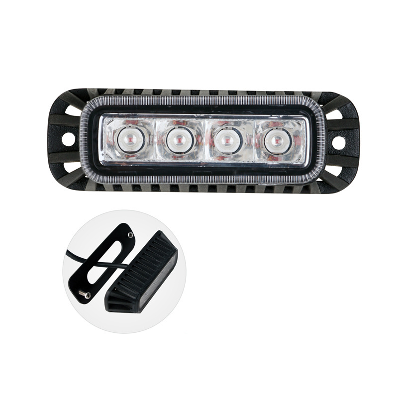 12V 24V 4 Led Strobe Warning Light Grille Flashing Light bar Truck Car Beacon Lamp Amber Red Blue White Traffic light