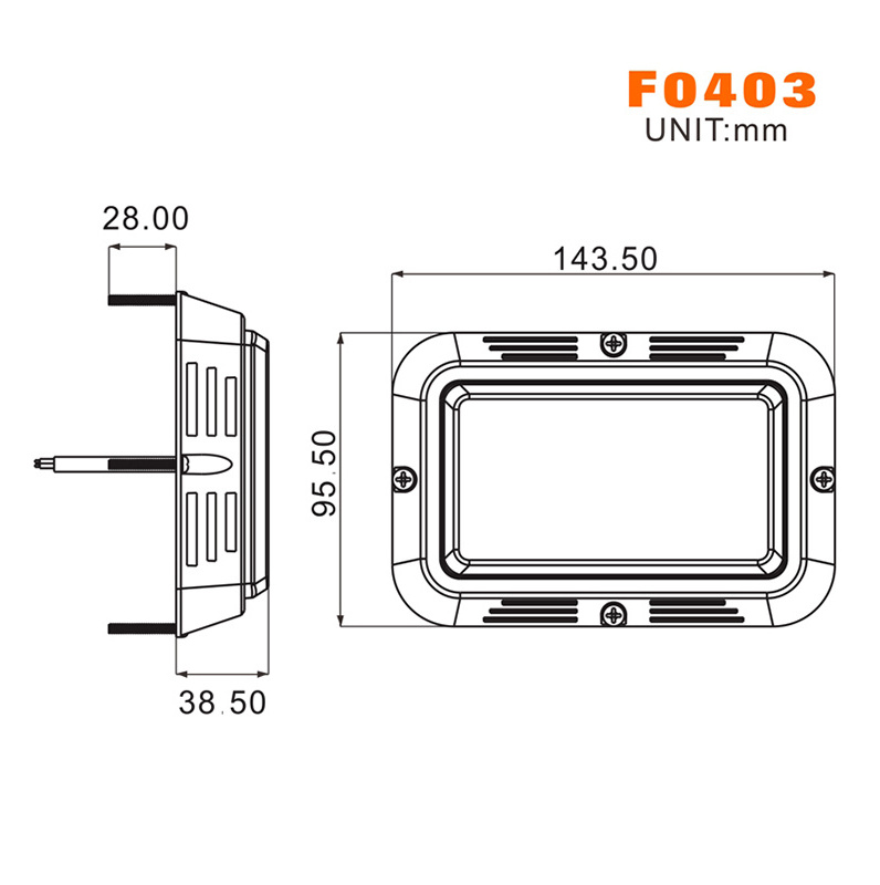 4 Flash Patterns Amber Auto Led Strobe Light 18w Aircraft Warning Light for Construction Vehicle Strobe Lights