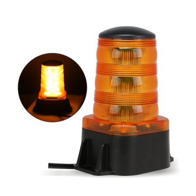 ECE R65 Four Flashing Patterns Amber Forklift Beacon Strobe Light 10-110V Safety Warning Flashing Lights