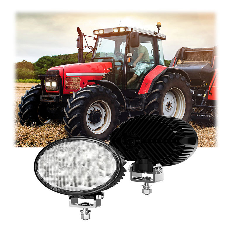 6.5 Inch Bottom/Side Swivel Mount 80W Oval LED Work Light for Case New Holland Tractors Light