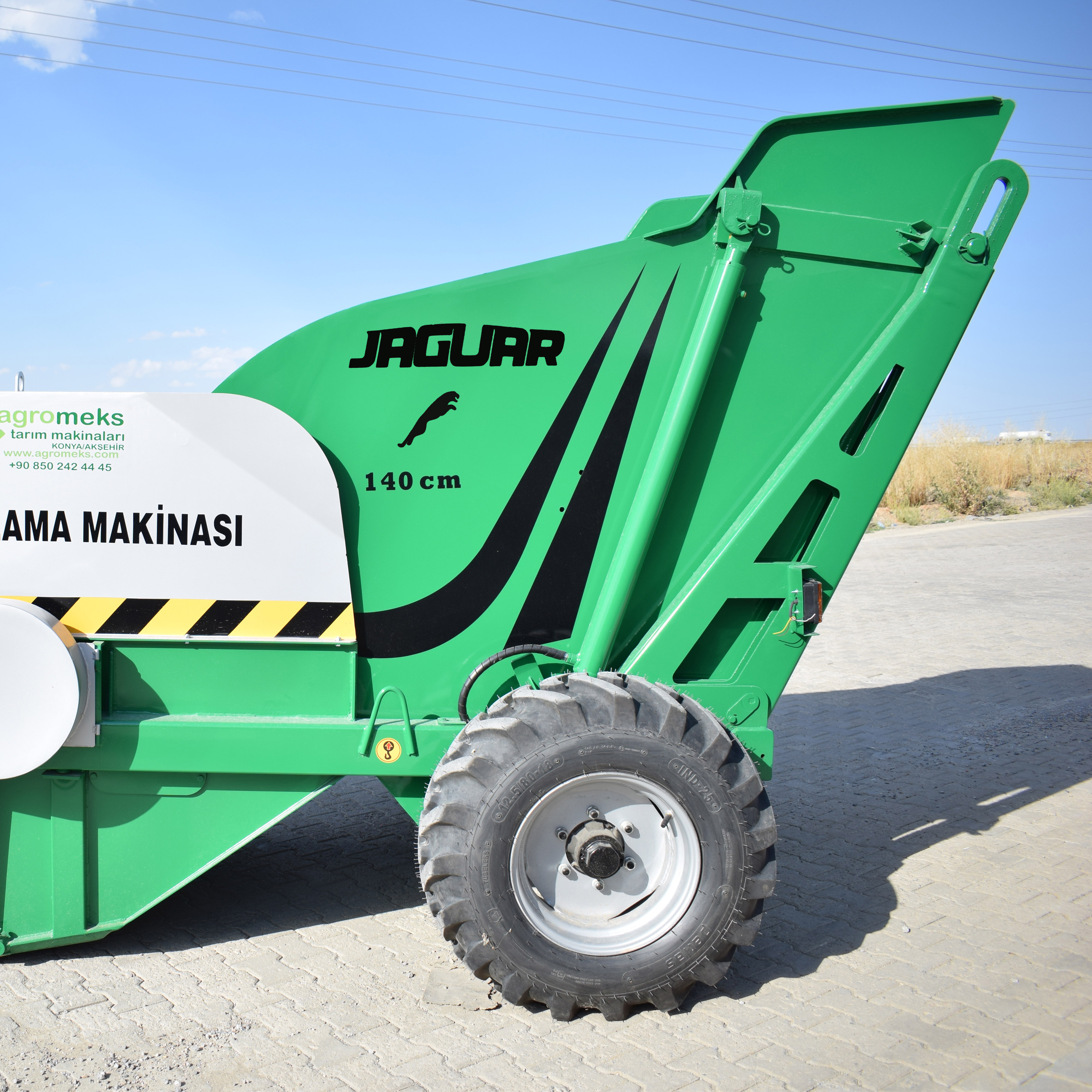 Stone Picker 140cm JAGUAR - Stone Picking Machine - Rock Picker - Stone Collector - Agricultural Equipment - Farming Machine