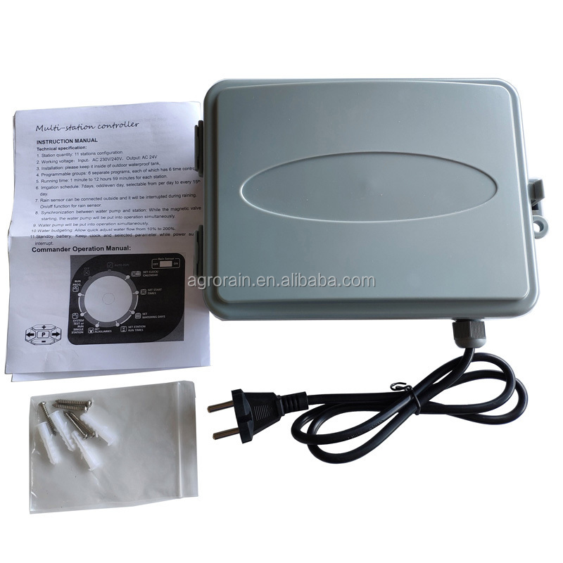 11 Station Irrigation Controller Smart Electronic Controller for Garden Irrigation IC14069