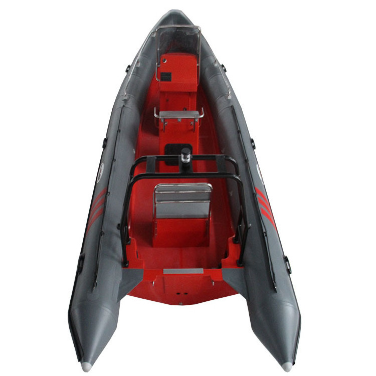 1.2mm rib660 taiwan hyaplon deep keel semi rigid hull inflatable boat for diving