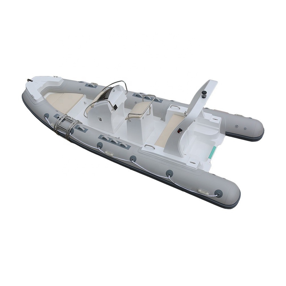 Hypalon RIB boat RIB580 5.8m/19ft for 8 person fiberglass hull