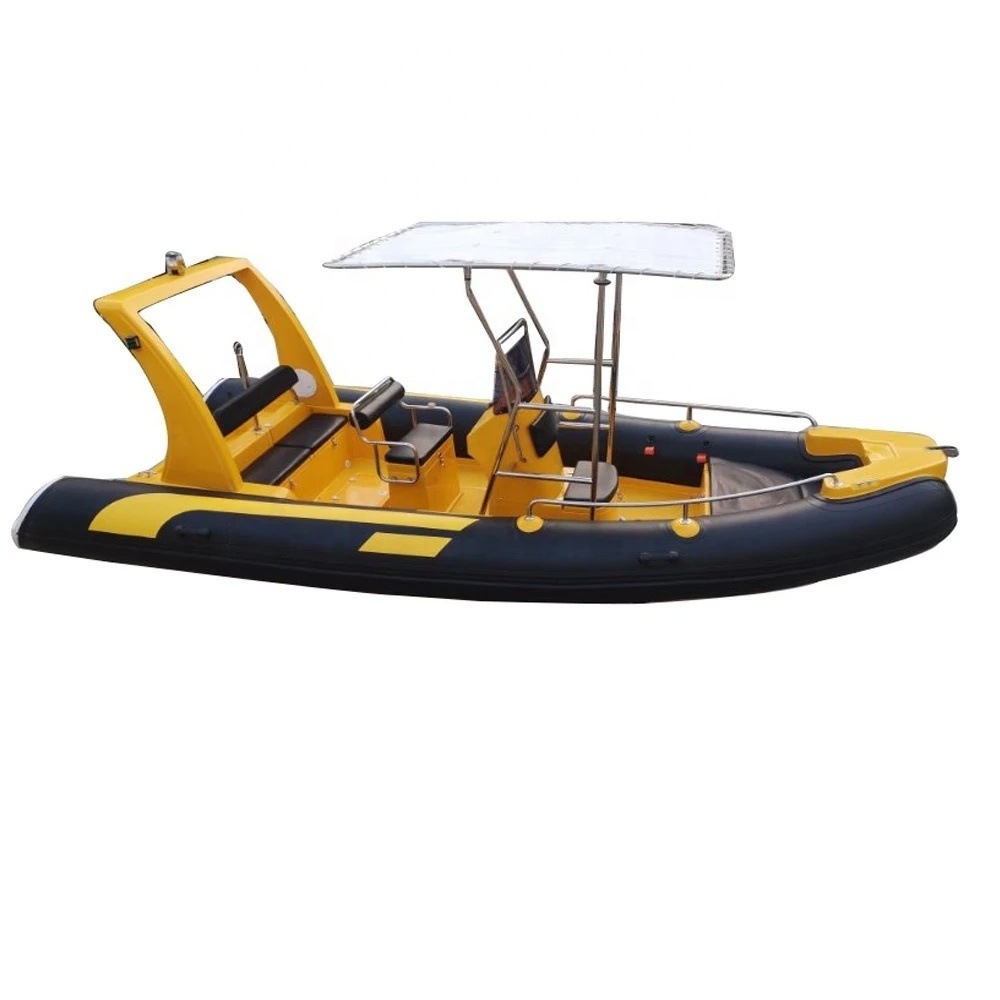 Hypalon RIB boat RIB580 5.8m/19ft for 8 person fiberglass hull