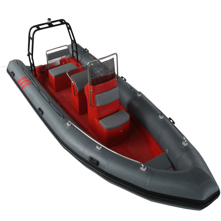 1.2mm rib660 taiwan hyaplon deep keel semi rigid hull inflatable boat for diving