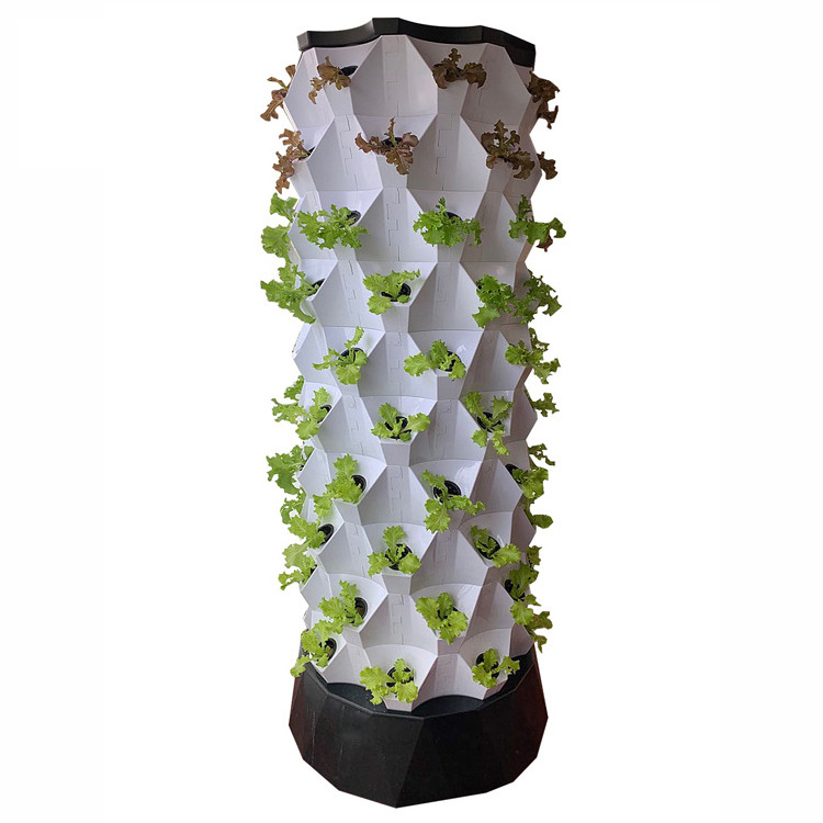 2020 New agricultural greenhouse rotary aeroponic Tower garden vertical hydroponic system