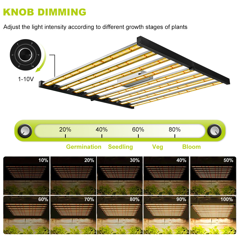 600w 720w samsung lm301b greenhouse vertical grow rack special aluminum led plant grow light