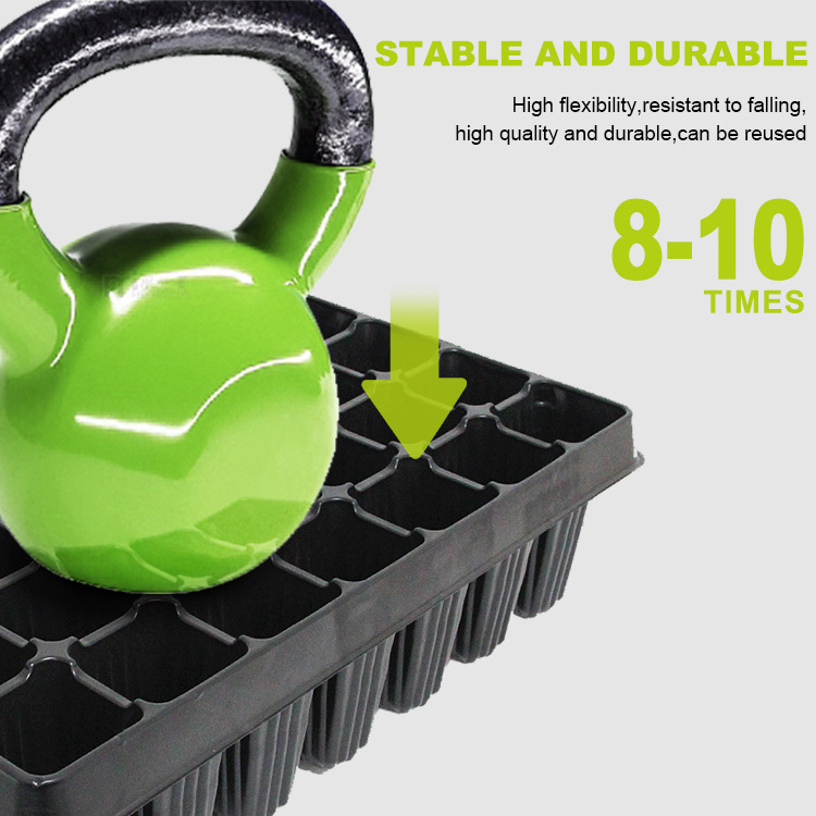 128 Cell Plug Tray Planting Seedling Germination Plastic Tray