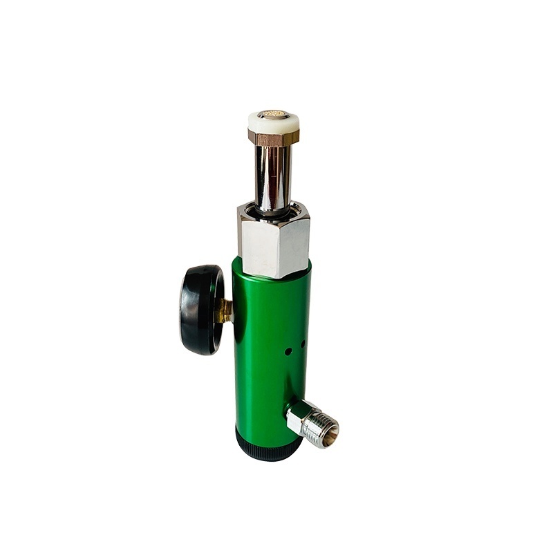 Full brass click-style bull-nose oxygen regulators medical including cga870 or cga540 standard for cylinder valve