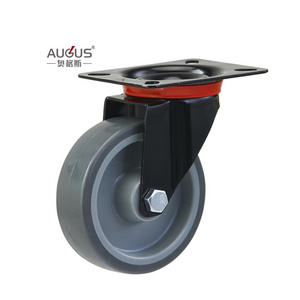 Guangdong manufacturer AUGUS Guangdong manufacturer AUGUS Plate Casters industrial heavy duty caster wheels with brake heavy duty large