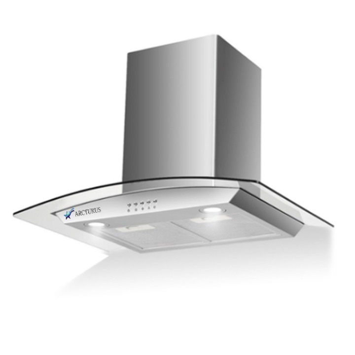 Kitchen chimney with heat auto clean range hood with BLDC motor