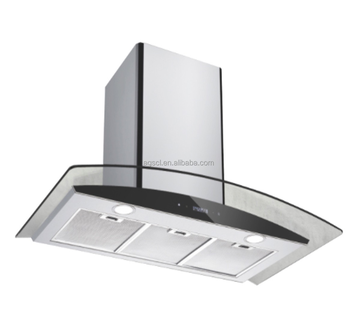 Kitchen chimney with heat auto clean range hood with BLDC motor