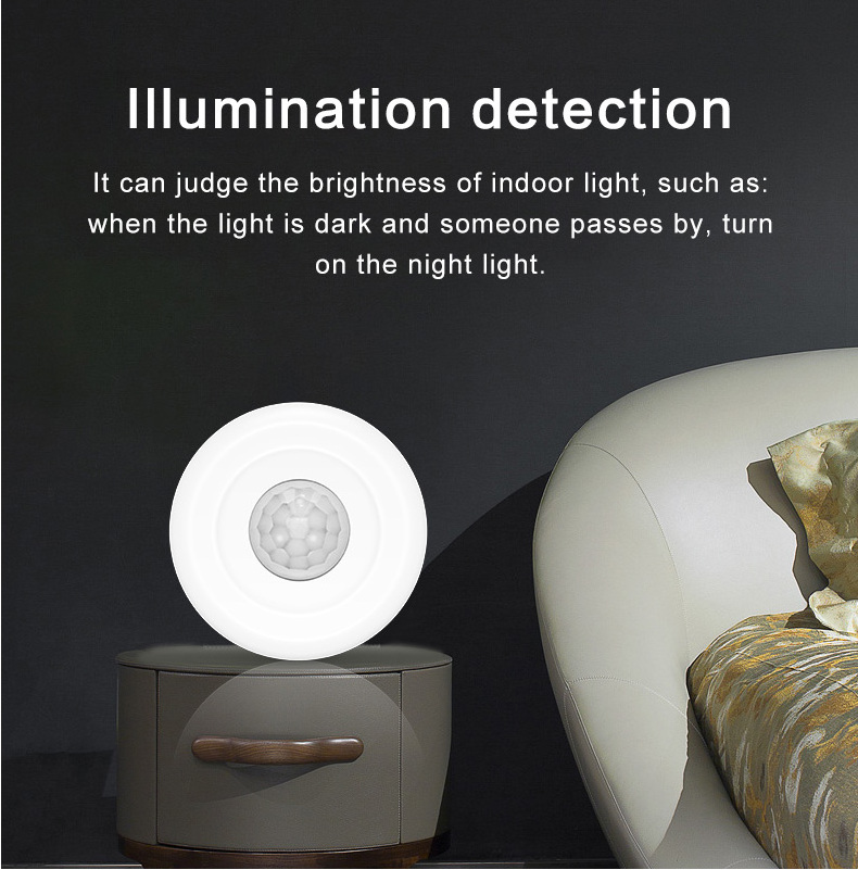 Tuya Smart WiFi Motion Sensor 2in1PIR Detector With Lux Light Detector Alarm Infrared Movement Human Body Sensor Smart Life APP