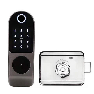 Keyless Entry Door Lock Fingerprint Password Smart Locks Biometric Locks for Front Door with Touchscreen Keypad