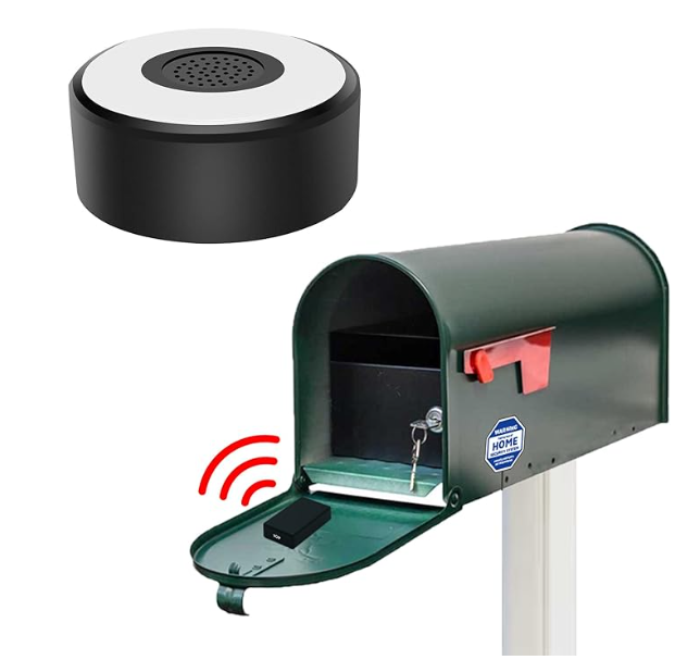 Wireless Alarm System, Mailbox Alarm Wireless Long Range, Instant Alert with 120db Alert Only for Flip-Top Mailboxes