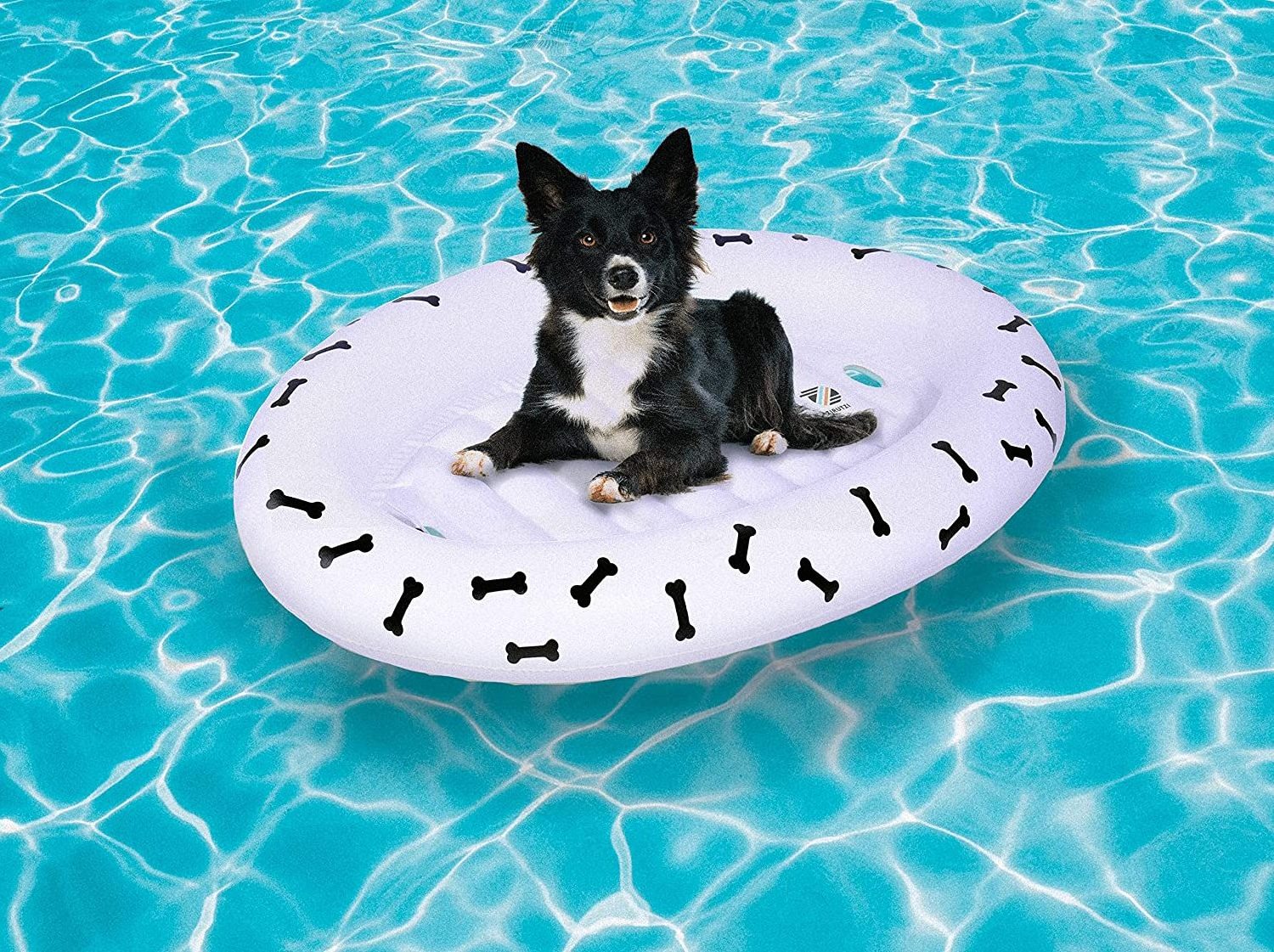 Hammock Inflatable Lounge Float For Pets with Backrest Floating Chair Bed Sofa Swimming Pool Beach Mat Swimming Pool Toy