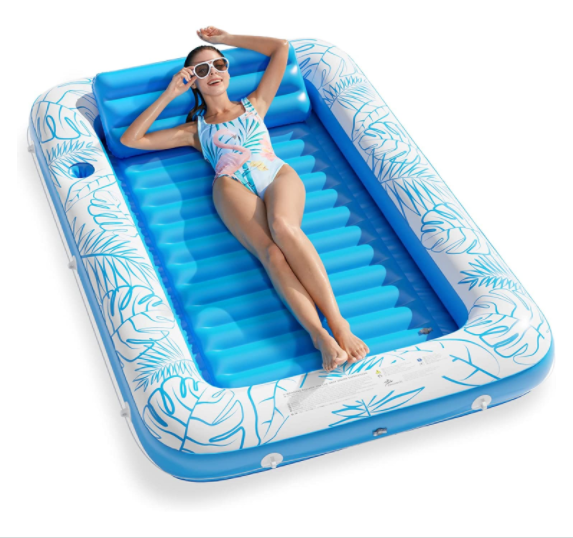 Inflatable Pool Float Lounge Floating Water bed for Swimming Pool Lounger chair Pool Party for Adults Kids